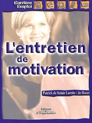 Image du vendeur pour L'entretien de motivation - Patrick De Sainte Lorette mis en vente par Book Hmisphres