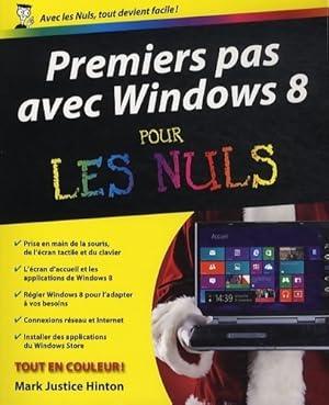 Bild des Verkufers fr Premiers pas avec windows 8 pour les nuls - Mark Justice Hinton zum Verkauf von Book Hmisphres