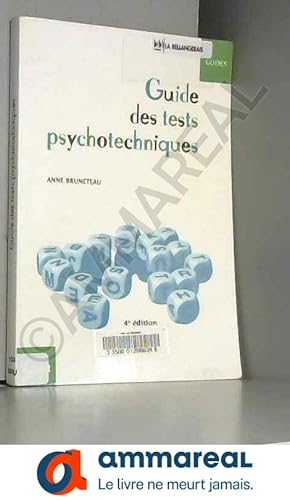 Image du vendeur pour Guide des tests psychotechniques mis en vente par Ammareal