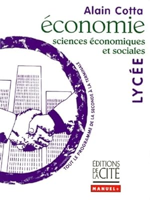  conomie - sciences  conomiques et sociales - lyc e - Alain Cotta
