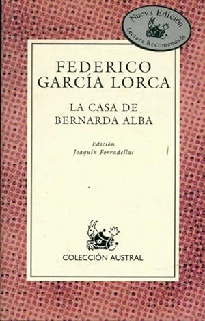 Image du vendeur pour La casa de Bernarda Alba - Federico Garc?a Lorca mis en vente par Book Hmisphres