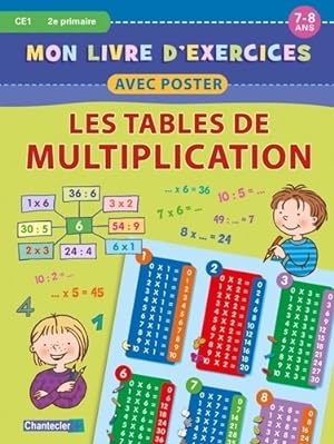 Bild des Verkufers fr Livre d'exercices avec poster - les tables de multiplication - Collectif zum Verkauf von Book Hmisphres