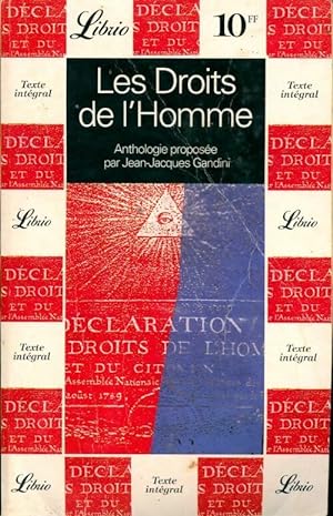 Seller image for Les Droits de l'homme - Jean-Jacques Gandini for sale by Book Hmisphres