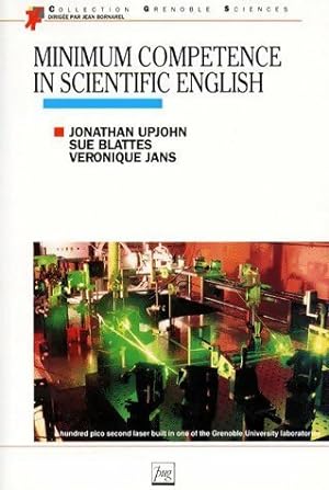 Image du vendeur pour Minimum competence in scientific english - Sue Blattes mis en vente par Book Hmisphres