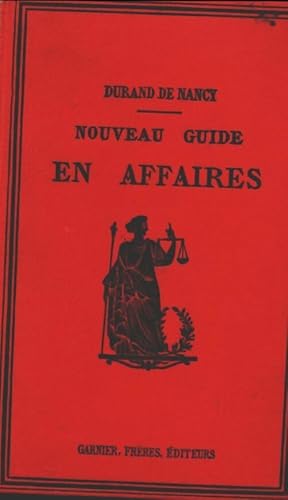 Seller image for Nouveau guide en affaires - Durand De Nancy for sale by Book Hmisphres