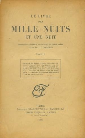 Seller image for Le livre des mille nuits et une Tome II - Dr J.-C. Mardrus for sale by Book Hmisphres