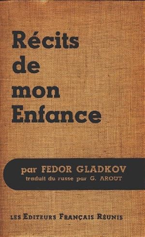 Imagen del vendedor de R?cits de mon enfance - Fedor Gladkov a la venta por Book Hmisphres