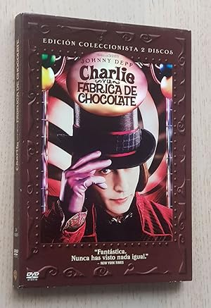 CHARLIE Y LA FÁBRICA DE CHOCOLATE (película DVD en estuche, edicion coleccionista 2 discos)
