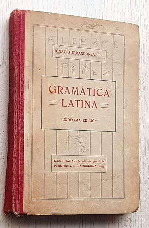 Image du vendeur pour GRAMTICA LATINA (Ed. Subirana, 1943) mis en vente par MINTAKA Libros