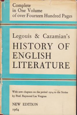 Bild des Verkufers fr A History of English Literature zum Verkauf von Robinson Street Books, IOBA