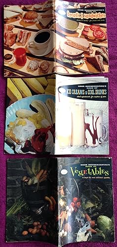 GOOD HOUSEKEEPING'S BOOK OF: BREADS & SANDWICHES, ICE CREAMS & COOL DRINKS, VEGETABLES - a 3 volu...