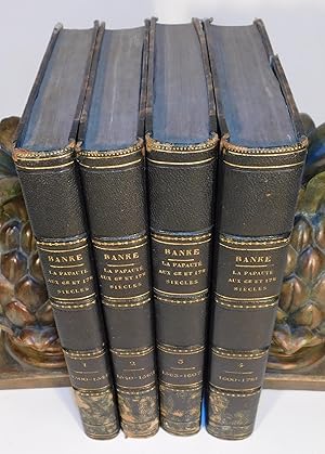 HISTOIRE DE LA PAPAUTÉ pendant les seizièmes et dix-septième siècles (complet en 4 volumes reliés...