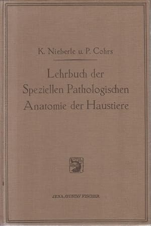 Image du vendeur pour Lehrbuch der Speziellen Pathologischen Anatomie der Haustiere. mis en vente par Allguer Online Antiquariat