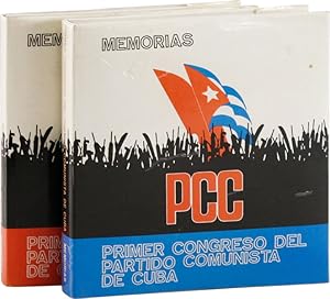 Primer Congreso del Partido Comunista de Cuba - Memorias. 2 vols (of 3)