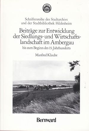 Beiträge zur Entwicklung der Siedlungs- und Wirtschaftslandschaft im Ambergau bis zum Beginn des ...