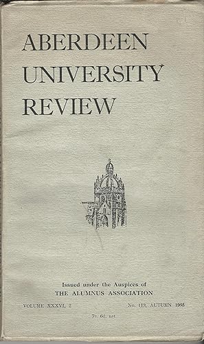 Aberdeen University Review, Volume XXXVI, 2, Number 113.