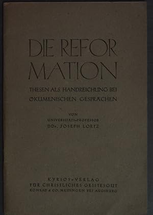 Seller image for Die Reformation. Thesen als Handreichung bei kumenischen Gesprchen. for sale by books4less (Versandantiquariat Petra Gros GmbH & Co. KG)