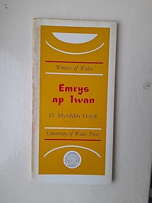 Image du vendeur pour Emrys ap Iwan (Writers of Wales) mis en vente par Hafod Books