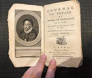 Image du vendeur pour Journal du voyage de Michel de Montaigne en Italie par la Suisse & l'Allemagne en 1580 & 1581 T.1 mis en vente par Librairie Quillet