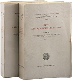 Seller image for Scritti Sulla Questione Meridionale. Vol IV: Inchiesta Sulle Condizioni dei Contadini in Basilicata e in Calabria (1910). Parte I-II for sale by Lorne Bair Rare Books, ABAA