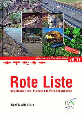 Imagen del vendedor de Rote Liste gefhrdeter Tiere, Pflanzen und Pilze Deutschlands, Band 1: Wirbeltiere a la venta por ConchBooks
