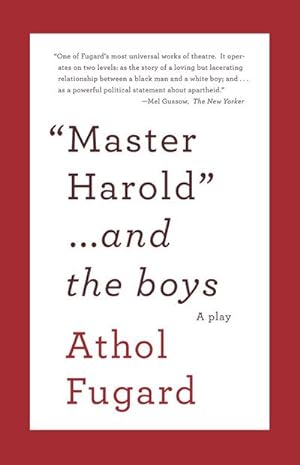 Seller image for Master Harold .and the Boys for sale by Rheinberg-Buch Andreas Meier eK