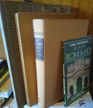 Seller image for INTRODUCCIN AL ESTUDIO DE LOS DOCUMENTOS DEL EGIPTO ROMANO + CMO RECONOCER EL ARTE ROMANO + LAS COSTUMBRES Y EL AMOR EN LA ANTIGUA ROMA + IMPERIAL ROME (4 libros) for sale by Libros Dickens