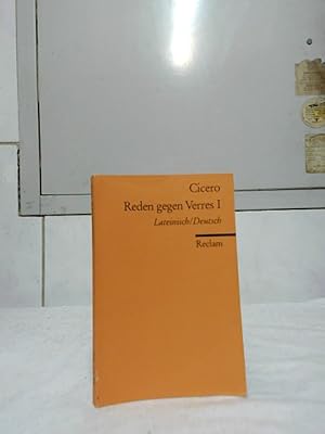 Reden gegen Verres; Teil: 1., Rede im Vorverfahren gegen Q. Caecilius. Erste Rede gegen C. Verres...