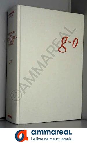 Image du vendeur pour Dictionnaire des littratures de langue franaise (un volume de G  O mis en vente par Ammareal