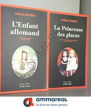 Imagen del vendedor de Lot de 2 livres de camilla Lckberg : la princesse des glaces - l'enfant allemand a la venta por Ammareal