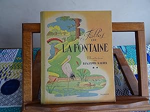 Image du vendeur pour Fables DE LA FONTAINE Deuxime Partie Illustres par Benjamin Rabier mis en vente par librairie ESKAL