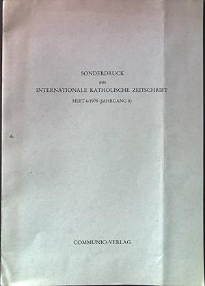 Bild des Verkufers fr Geschichtsschreibung in der Praxis: die katholischen Niederlande nach 1920. - Sonderdruck aus Internationale Katholische Zeitschrift. zum Verkauf von books4less (Versandantiquariat Petra Gros GmbH & Co. KG)