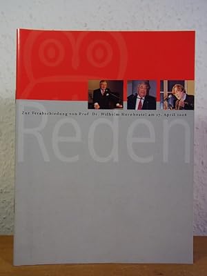 Seller image for Reden zur Verabschiedung von Prof. Dr. Wilhelm Hornbostel am 17. April 2008 for sale by Antiquariat Weber