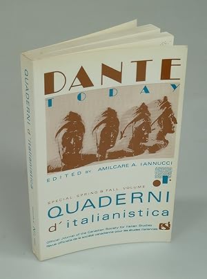 Bild des Verkufers fr Dante Today - Quaderni d'italianistica Vol X. No. 1-2. zum Verkauf von Antiquariat Dorner