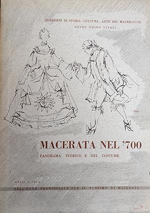 Imagen del vendedor de MACERATA NEL '700. PANORAMA STORICO E DEL COSTUME a la venta por libreria minerva