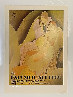 Seller image for CARTELL EXPOSICI ART DECO. AJUNTAMENT DE VALNCIA. for sale by Auca Llibres Antics / Yara Prez Jorques