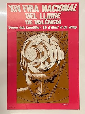 Seller image for CARTEL XIV FIRA NACIONAL DEL LLIBRE DE VALNCIA. for sale by Auca Llibres Antics / Yara Prez Jorques