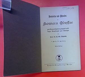 Bild des Verkufers fr Vokabeln und Phrasen zu Homers Odyssee, zum Auswendiglernen gruppiert nebst kurzen Anweisungen zum bersetzen. 7. Heft: VII. (7.) Gesang. Dritte Auflage. zum Verkauf von biblion2