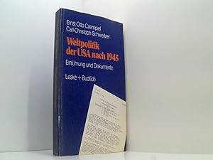 Image du vendeur pour Weltpolitik der USA nach 1945: Einfhrung und Dokumente mis en vente par Book Broker