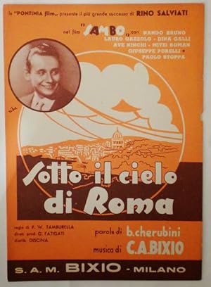 Seller image for Musica Spartito - Sotto il cielo di Roma - C.A. Bixio - 1951 for sale by Chartaland