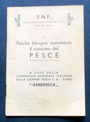 Imagen del vendedor de Cucina Ricette - Perch bisogna aumentare il consumo Pesce - Genepesca anni '30 a la venta por Chartaland