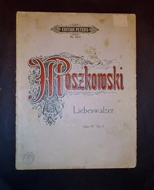 Seller image for Musica Spartito - M. Moszkowski - Liebeswalzer - Spartito per pianoforte - Op.57 for sale by Chartaland