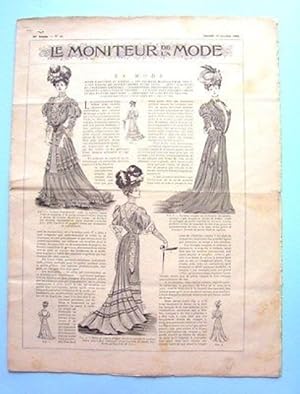 Bild des Verkufers fr Moda Lavori Femminili Le Moniteur de la Mode n. 41/1905 zum Verkauf von Chartaland