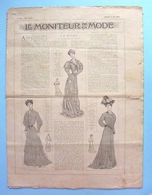 Bild des Verkufers fr Moda Lavori Femminili Le Moniteur de la Mode n. 65/1905 zum Verkauf von Chartaland