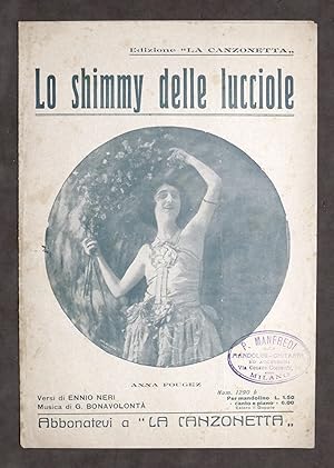 Seller image for Spartito Lo shimmy delle lucciole - Mandolino, canto e piano - ed. La Canzonetta for sale by Chartaland