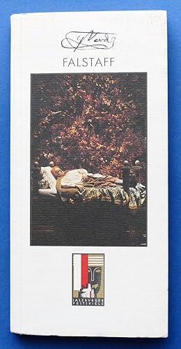 Seller image for Musica - Libretto opera Falstaff - Giuseppe Verdi - Salzburger Festspiele 1993 for sale by Chartaland