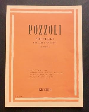 Immagine del venditore per Musica Spartito - Pozzoli - Solfeggi parlati e cantati - I corso - 1989 venduto da Chartaland