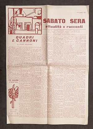 Immagine del venditore per Sabato Sera - Attualit e racconti - Anno I N. 1 - Novembre 1958 - Numero unico venduto da Chartaland