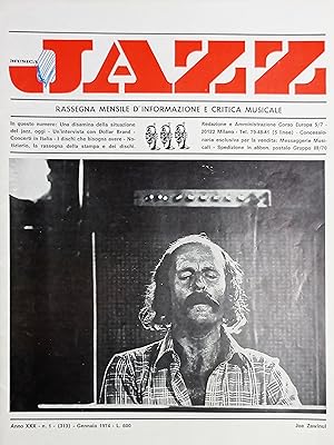 Immagine del venditore per Rassegna di Informazione e Critica Musicale - Musica Jazz N. 1 Joe Zawinul 1974 venduto da Chartaland