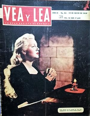 VEA Y LEA LA GRAN REVISTA DE AMERICA AÑO IV Nº 65 12 DE MAYO DE 1949